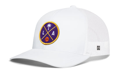 Los Angeles Trucker Hat  |  LA X Basketball Snapback