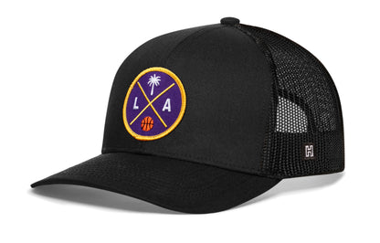 Los Angeles Trucker Hat  |  LA X Basketball Snapback