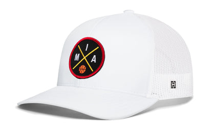 Miami Trucker Hat  |  MIA X Basketball Snapback