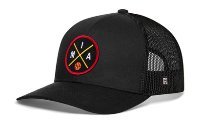 Miami Trucker Hat  |  MIA X Basketball Snapback