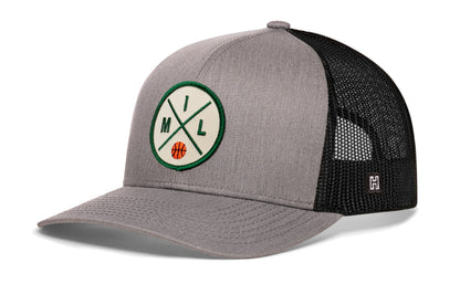 Milwaukee Trucker Hat  |  MIL X Basketball Snapback