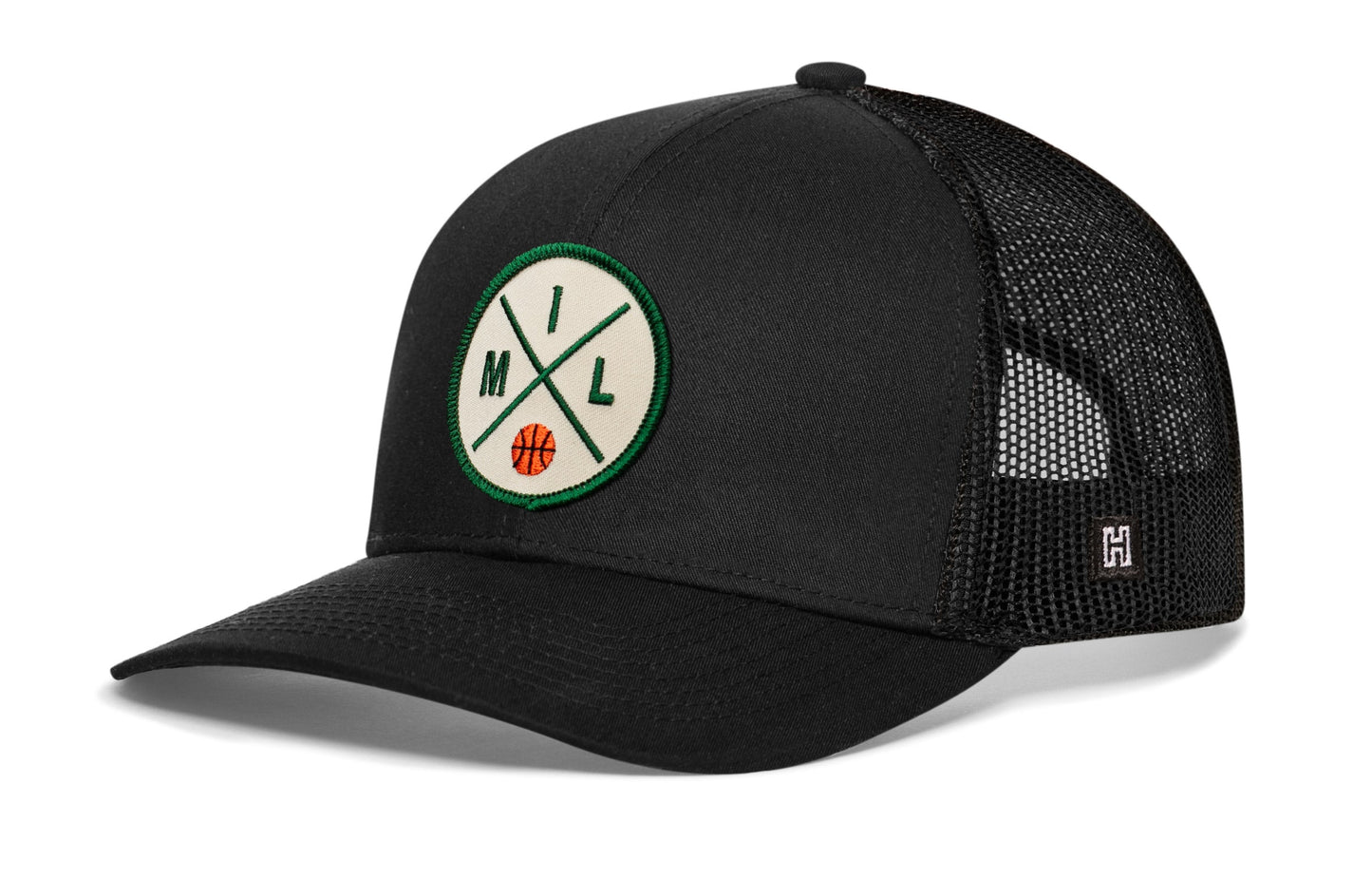 Milwaukee Trucker Hat  |  MIL X Basketball Snapback