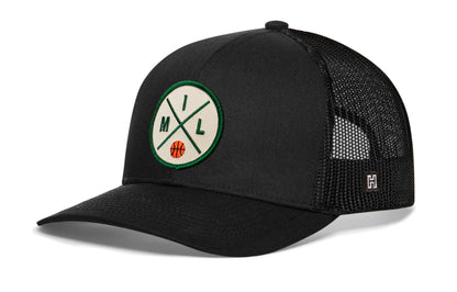Milwaukee Trucker Hat  |  MIL X Basketball Snapback