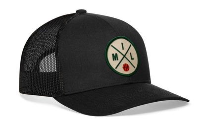 Milwaukee Trucker Hat  |  MIL X Basketball Snapback