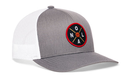 New Orleans Trucker Hat  |  NOLA X Basketball Snapback
