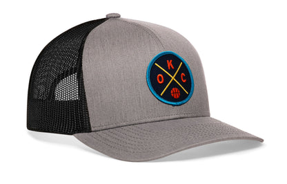Oklahoma City Trucker Hat  |  OKC X Basketball Snapback