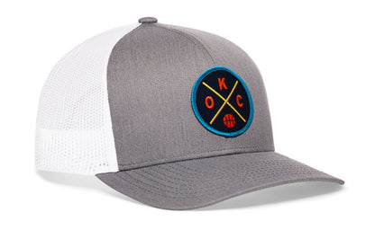 Oklahoma City Trucker Hat  |  OKC X Basketball Snapback