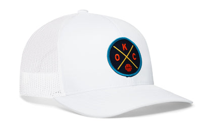 Oklahoma City Trucker Hat  |  OKC X Basketball Snapback