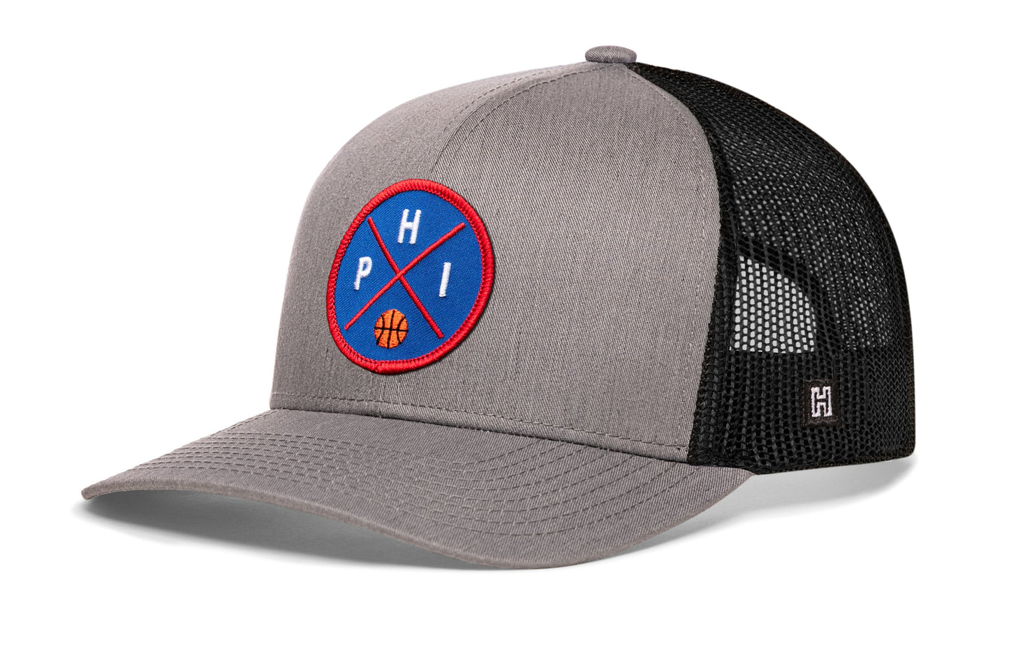 Philadelphia Trucker Hat  |  PHI X Basketball Snapback