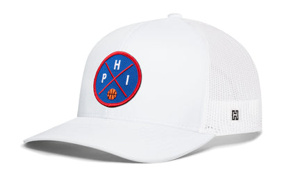 Philadelphia Trucker Hat  |  PHI X Basketball Snapback