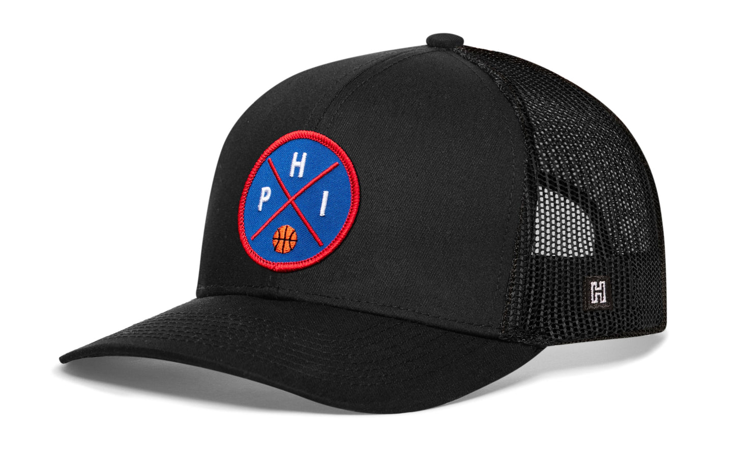 Philadelphia Trucker Hat  |  PHI X Basketball Snapback