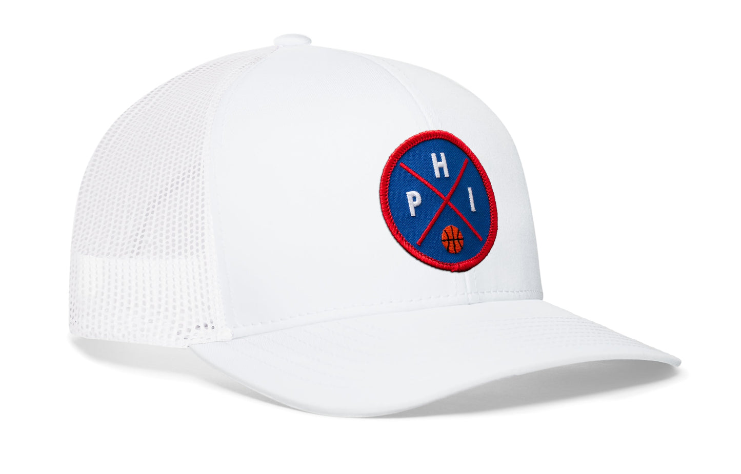 Philadelphia Trucker Hat  |  PHI X Basketball Snapback