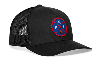 Philadelphia Trucker Hat  |  PHI X Basketball Snapback