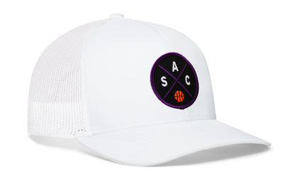 Sacramento Trucker Hat  |  SAC X Basketball Snapback