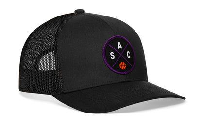 Sacramento Trucker Hat  |  SAC X Basketball Snapback