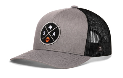 San Antonio Trucker Hat  |  SA X Basketball Snapback