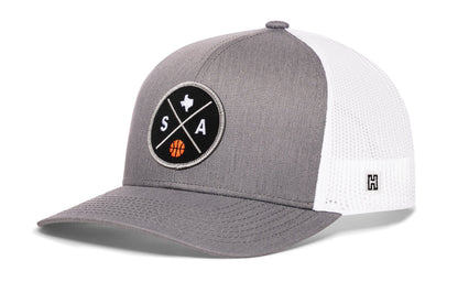 San Antonio Trucker Hat  |  SA X Basketball Snapback
