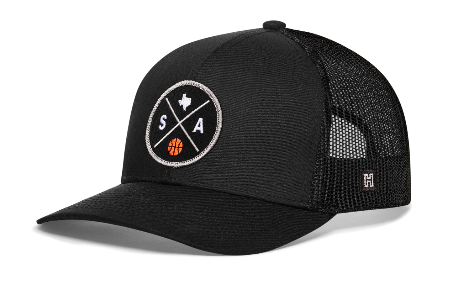 San Antonio Trucker Hat  |  SA X Basketball Snapback