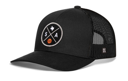 San Antonio Trucker Hat  |  SA X Basketball Snapback
