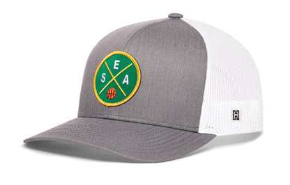 Seattle Trucker Hat  |  SEA X Basketball Snapback