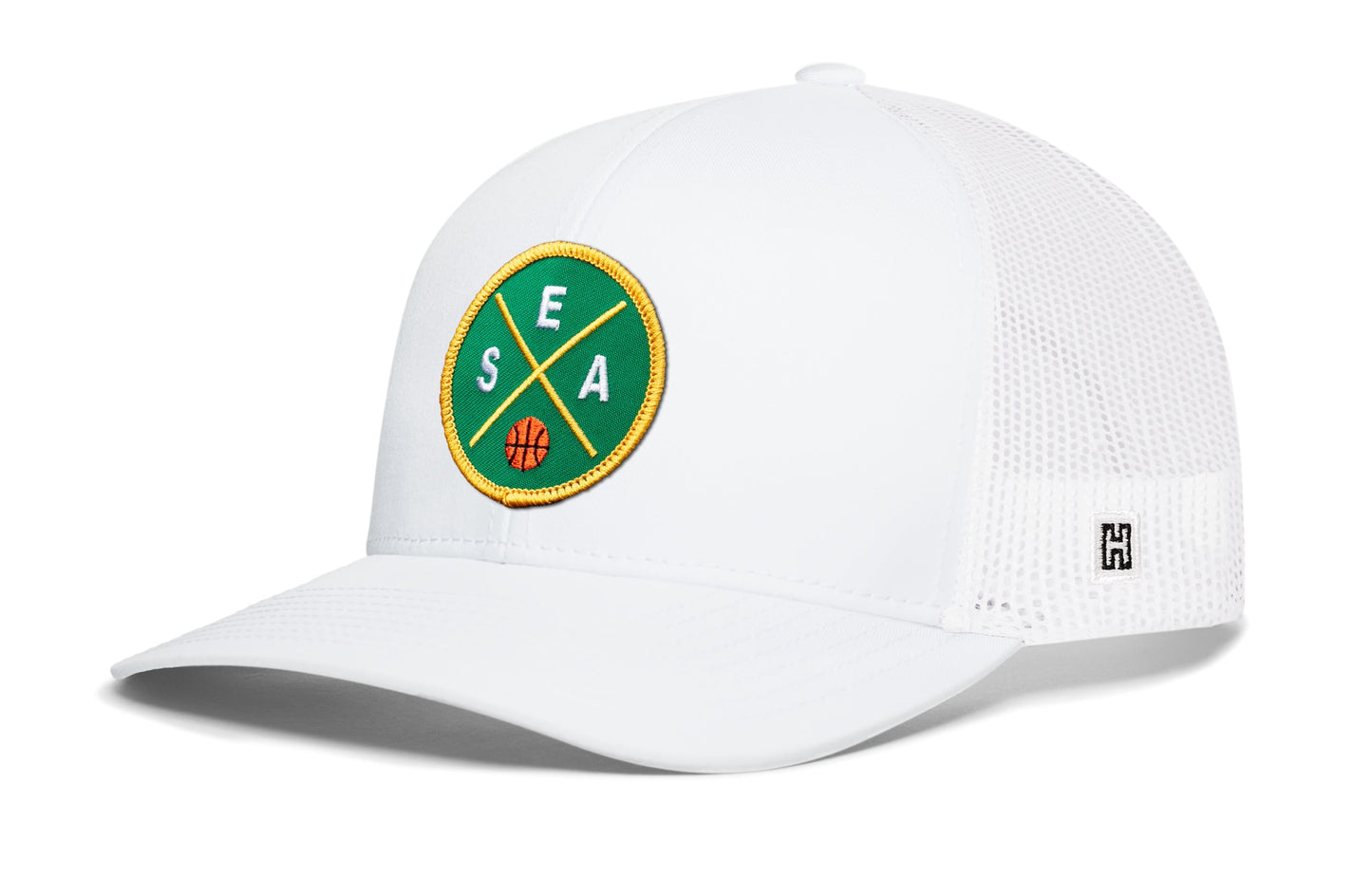 Seattle Trucker Hat  |  SEA X Basketball Snapback