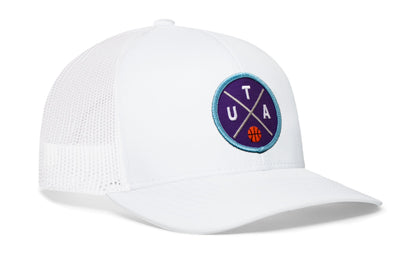 Utah Trucker Hat  |  UTA X Basketball Snapback