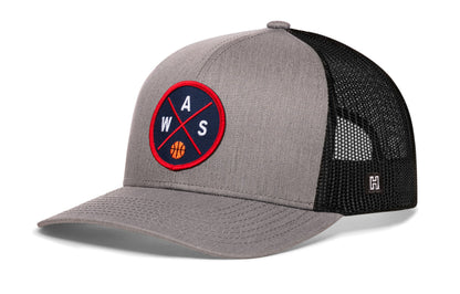 Washington DC Trucker Hat  |  WAS X Basketball Snapback