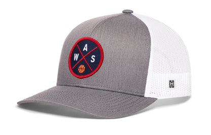 Washington DC Trucker Hat  |  WAS X Basketball Snapback