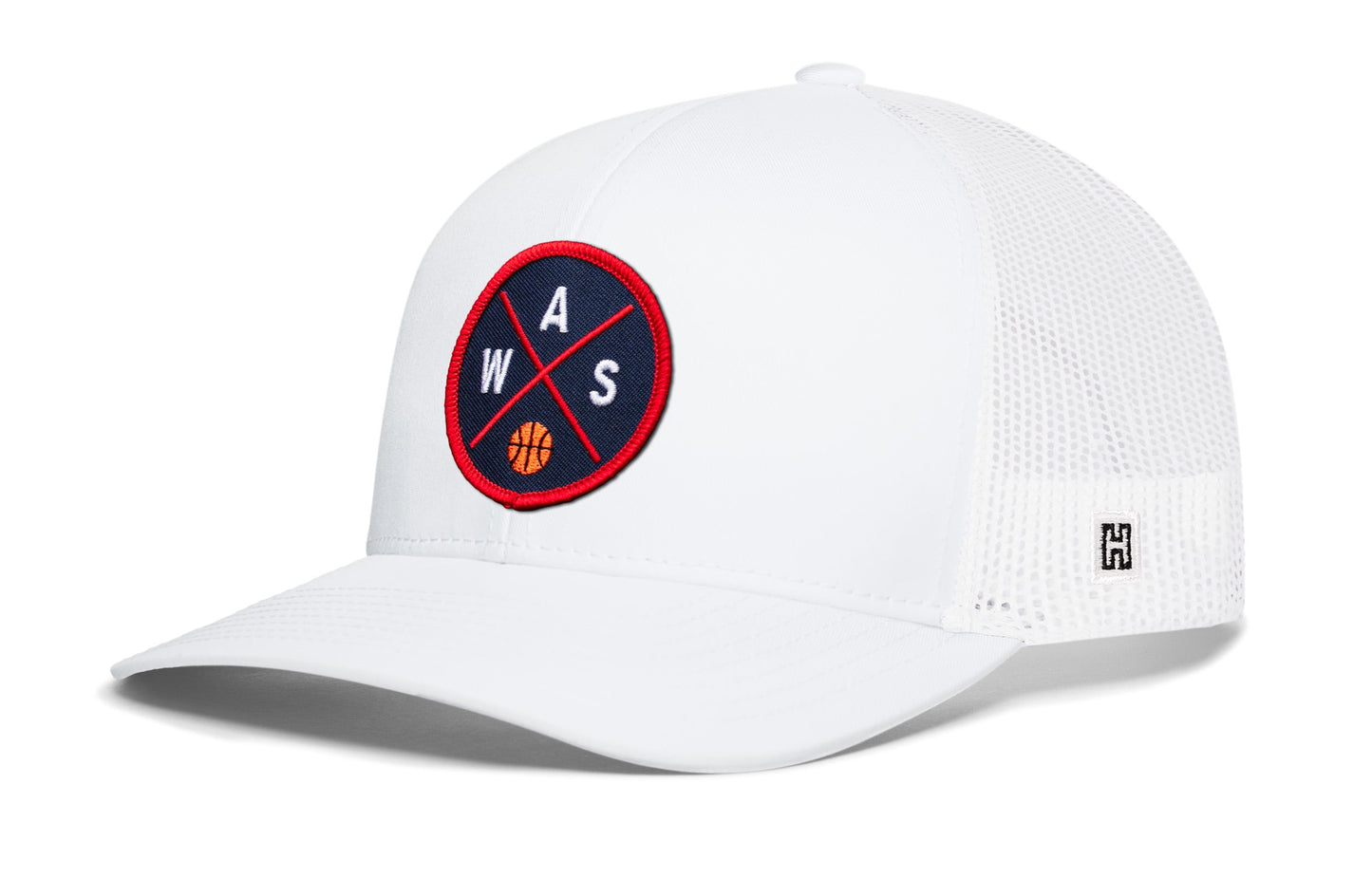 Washington DC Trucker Hat  |  WAS X Basketball Snapback