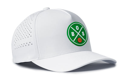 Boston Basketball Performance 5-Panel Hat  |  BOS X Flexfit® Snapback