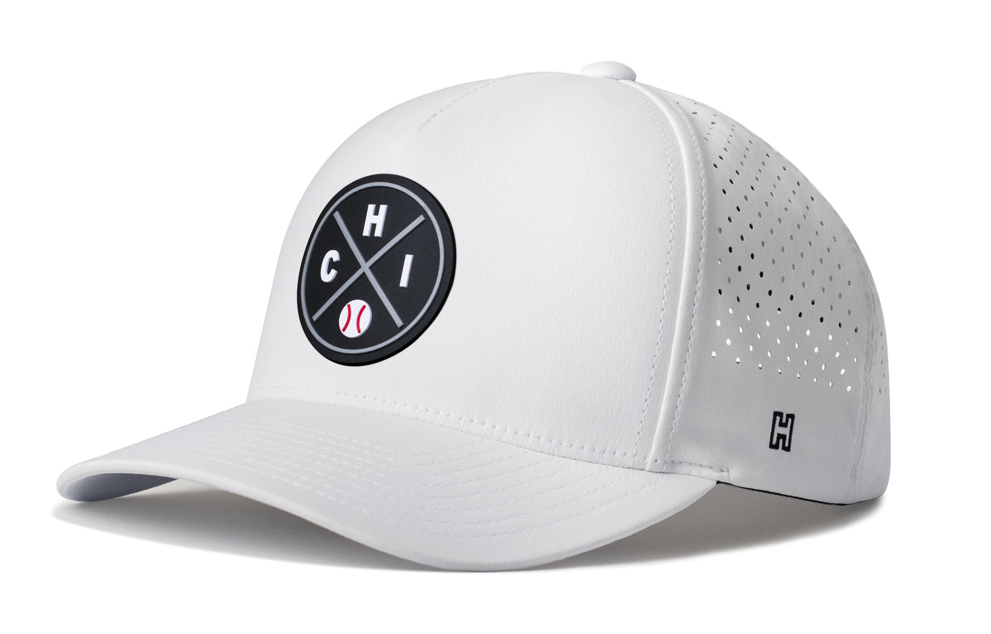 Chicago Baseball Performance 5-Panel Hat  |   Black CHI X Flexfit® Snapback