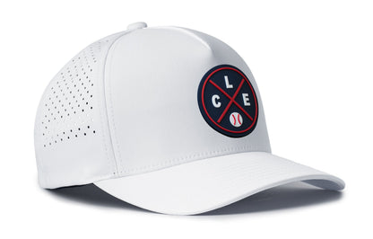 Cleveland Baseball Performance 5-Panel Hat  |  CLE X Flexfit® Snapback