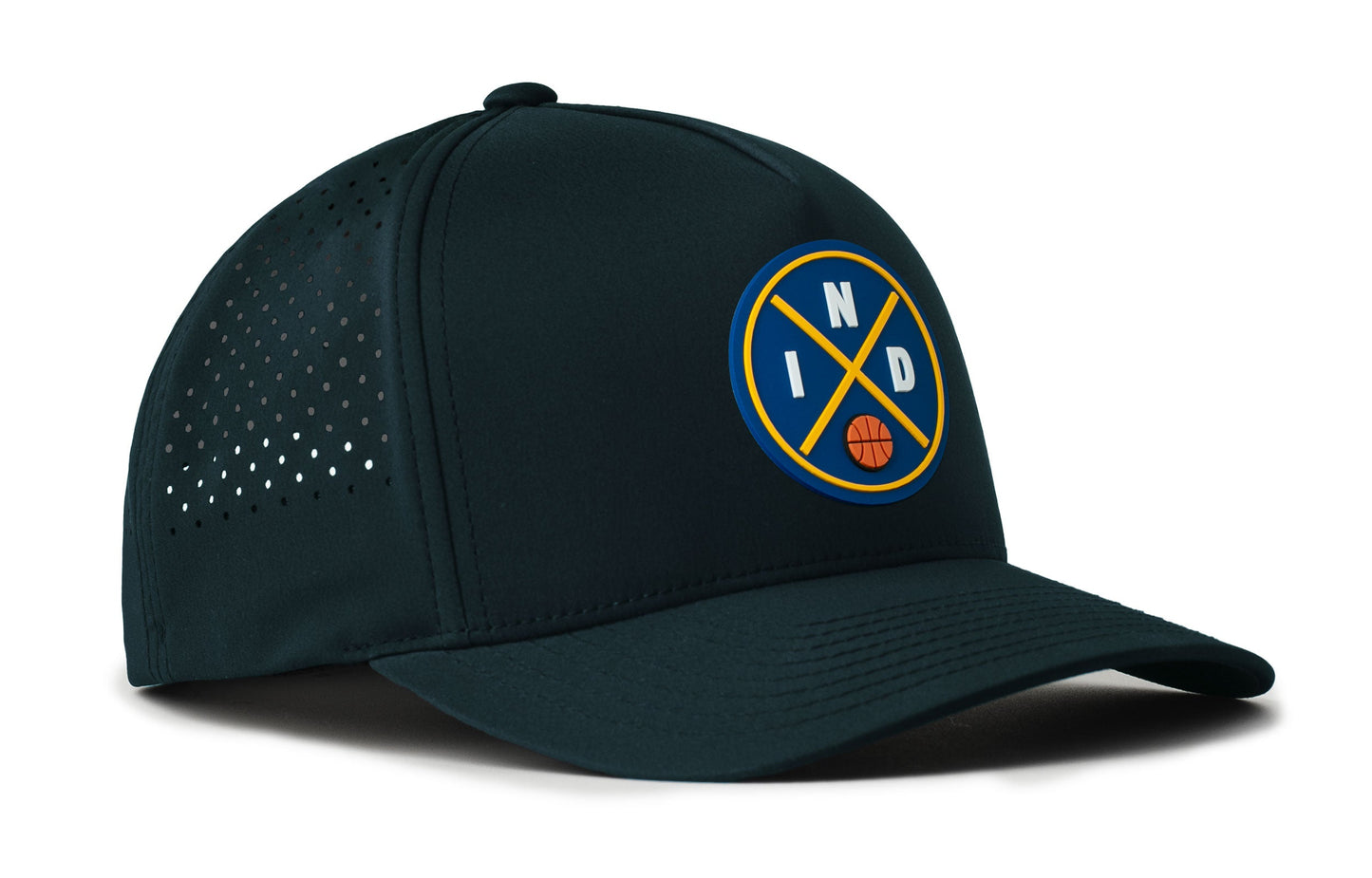 Indianapolis Basketball Performance 5-Panel Hat  |  IND X Flexfit® Snapback