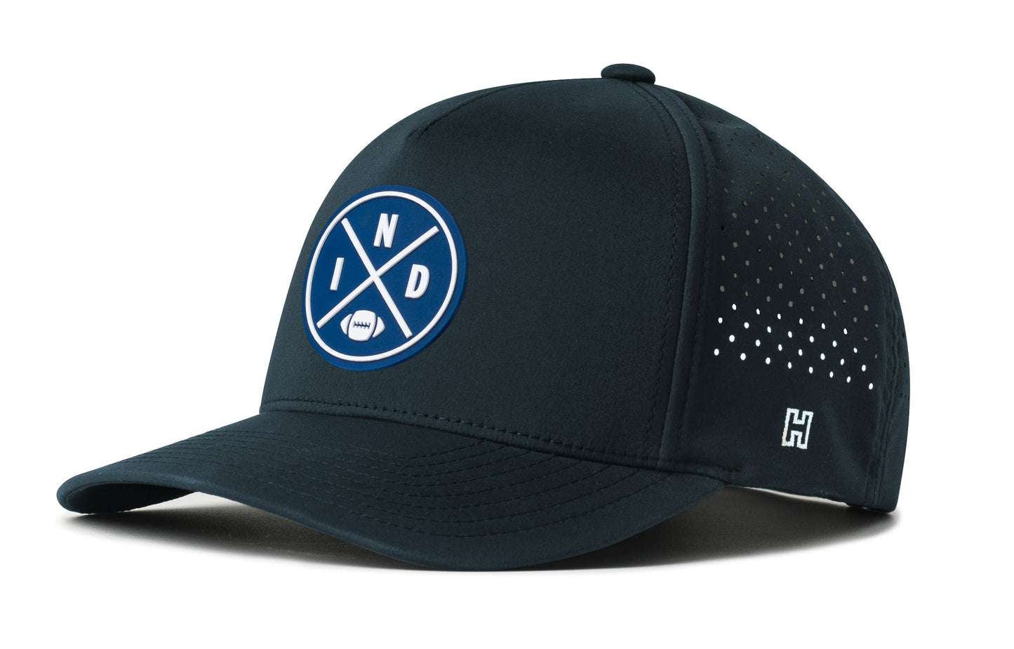 Indianapolis Football Performance 5-Panel Hat  |  IND X  Flexfit® Snapback