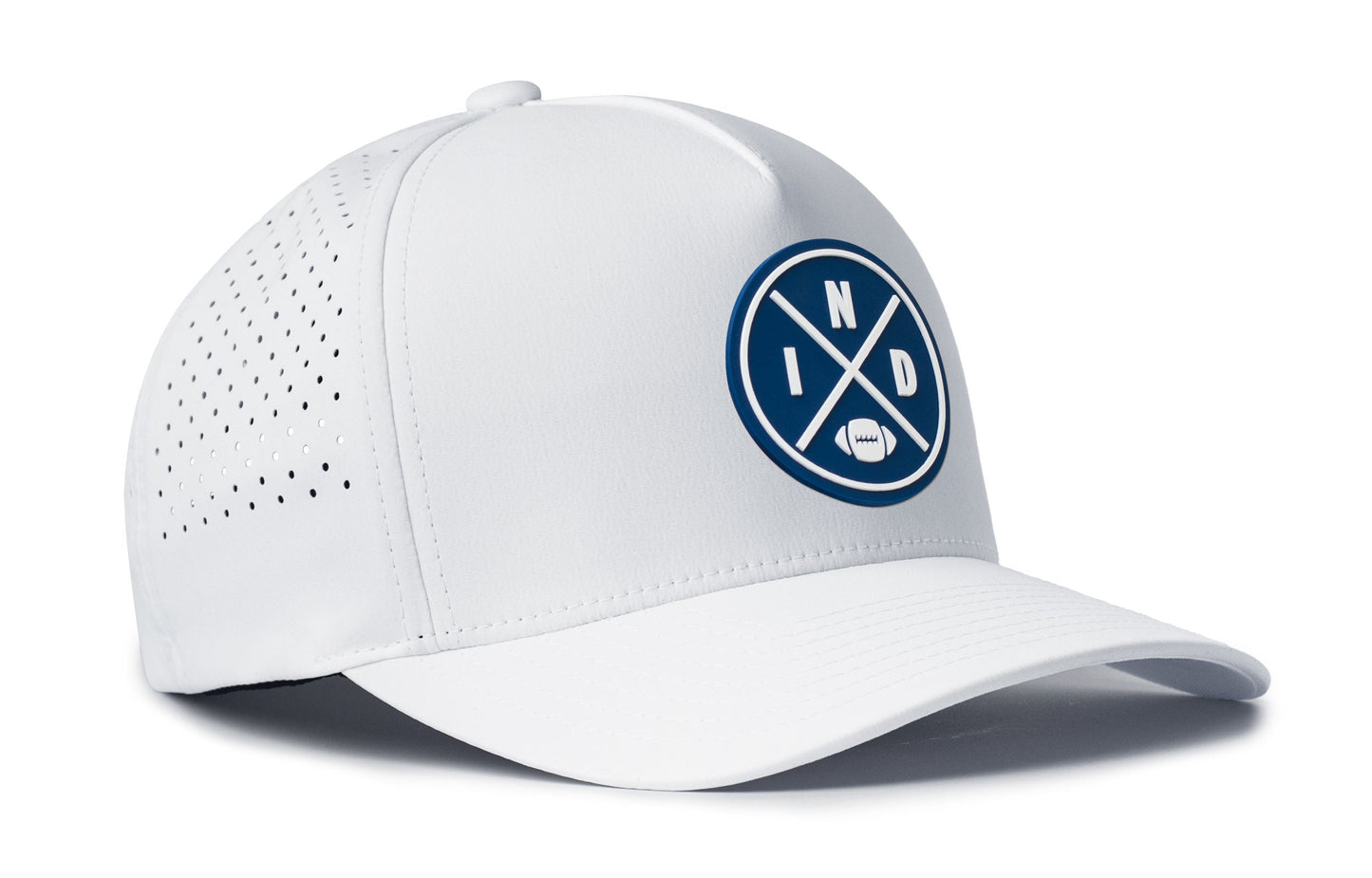 Indianapolis Football Performance 5-Panel Hat  |  IND X  Flexfit® Snapback