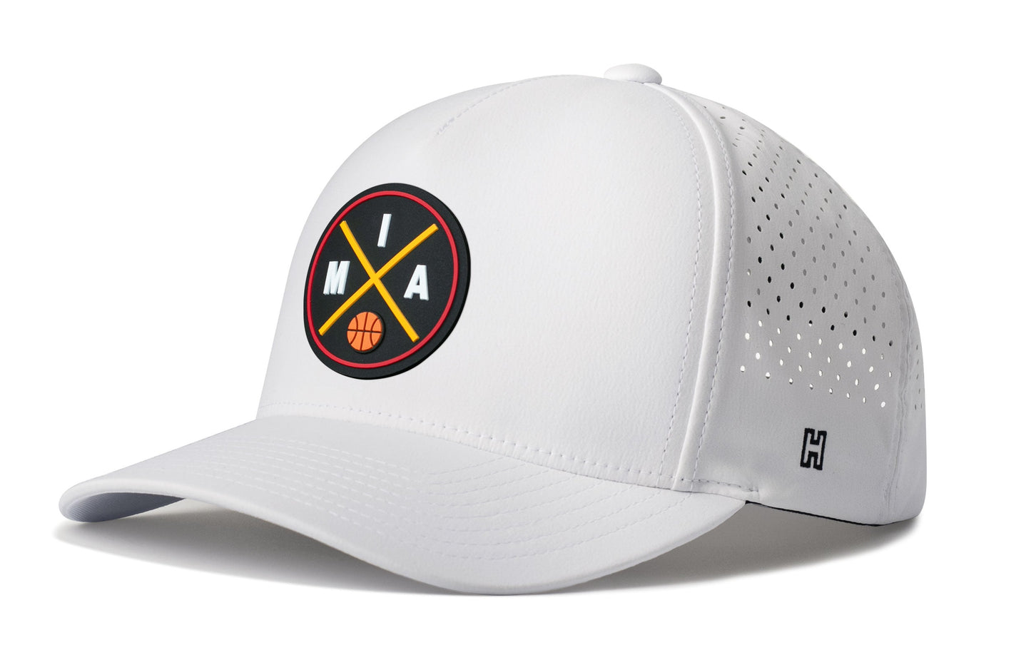 Miami Basketball Performance 5-Panel Hat  |  MIA X Flexfit® Snapback