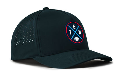 Tennessee Football Performance 5-Panel Hat  |  Navy Blue TEN X Flexfit Snapback
