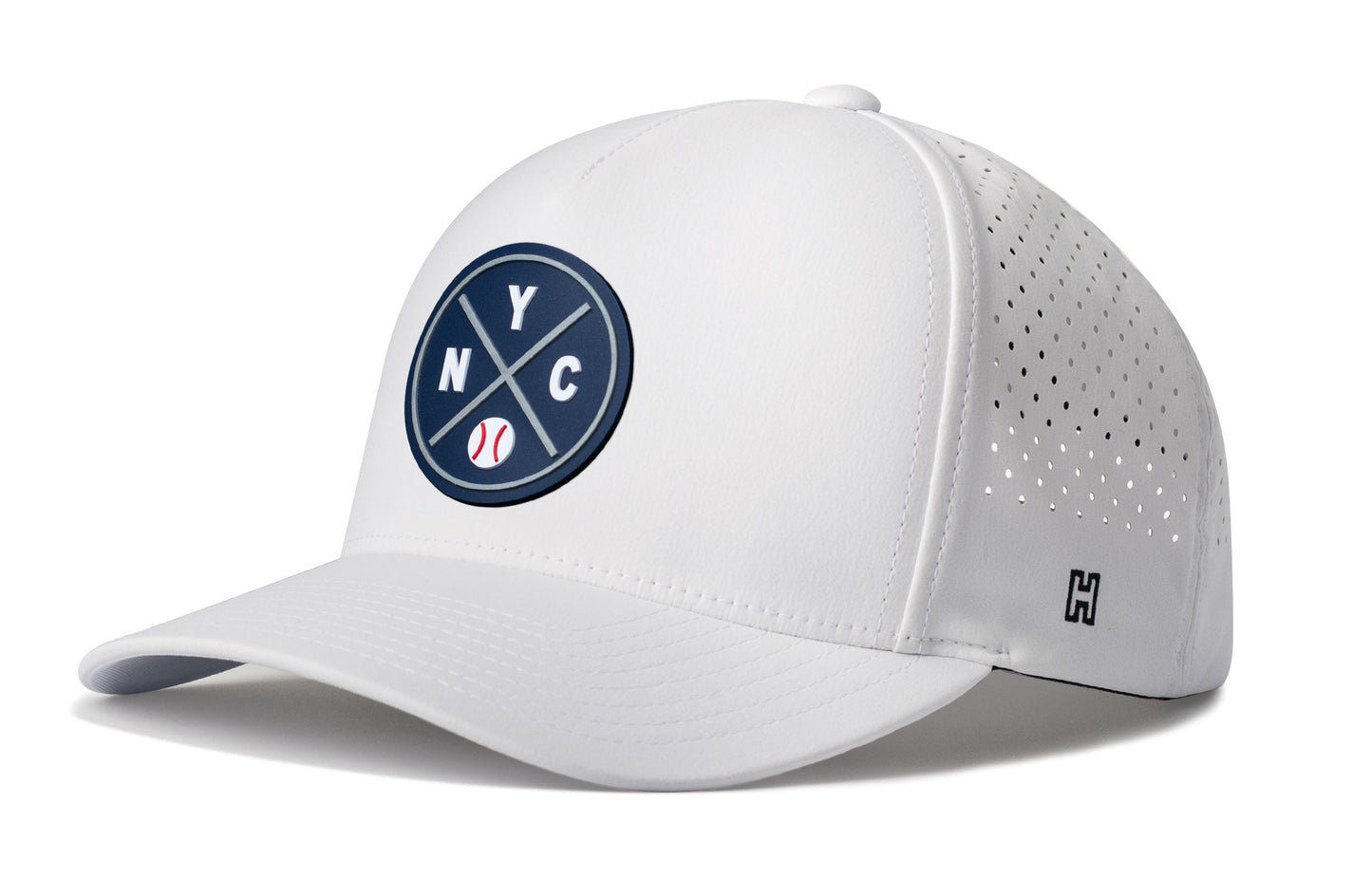 New York Baseball Performance 5-Panel Hat  |  Navy NYC X Flexfit® Snapback