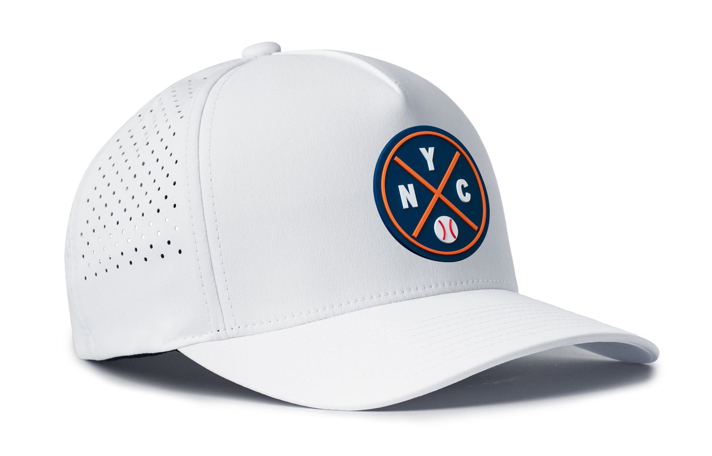 New York Baseball Performance 5-Panel Hat  |  Blue NYC X Flexfit® Snapback