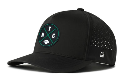 New York Football Performance 5-Panel Hat  |  Green NYC X Flexfit® Snapback