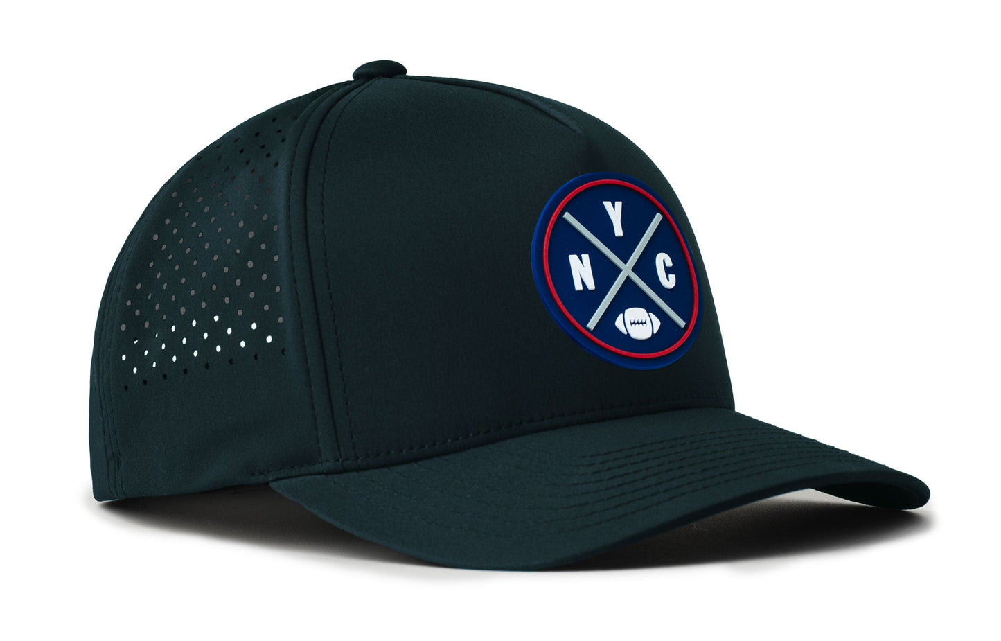 New York Football Performance 5-Panel Hat  |  Blue NYC X Flexfit® Snapback
