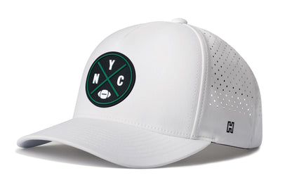 New York Football Performance 5-Panel Hat  |  Green NYC X Flexfit® Snapback