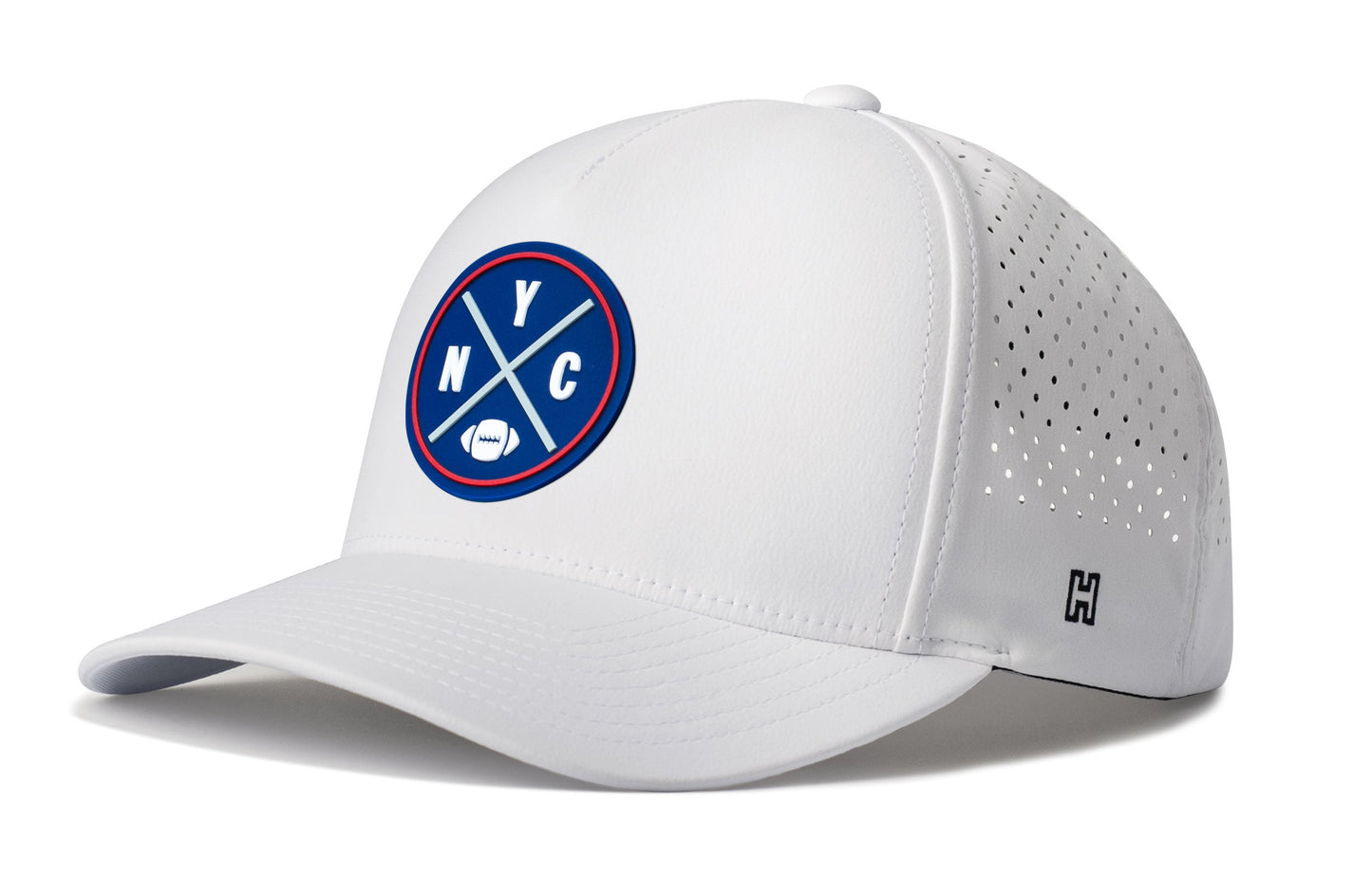 New York Football Performance 5-Panel Hat  |  Blue NYC X Flexfit® Snapback