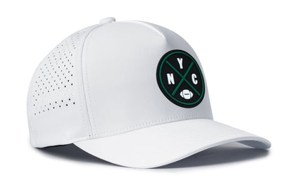 New York Football Performance 5-Panel Hat  |  Green NYC X Flexfit® Snapback