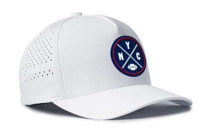 New York Football Performance 5-Panel Hat  |  Blue NYC X Flexfit® Snapback