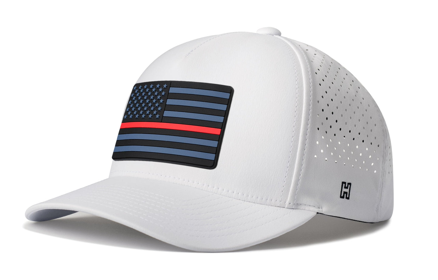 Thin Red Line Tactical Performance 5-Panel Hat  |  Firefighter Flexfit® Snapback