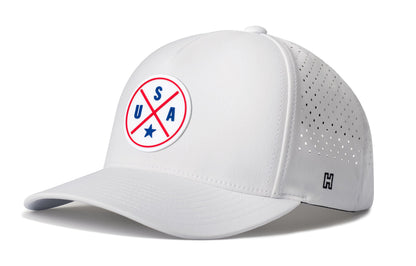 USA Performance 5-Panel Hat  |  America Red, White And Blue Flexfit® Snapback