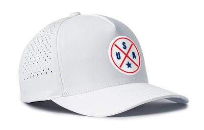 USA Performance 5-Panel Hat  |  America Red, White And Blue Flexfit® Snapback