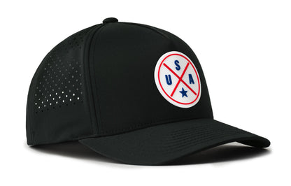 USA Performance 5-Panel Hat  |  America Red, White And Blue Flexfit® Snapback
