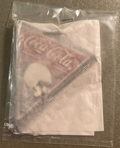 Vintage 1990s NFL Coke Coca-Cola Keychain Unopened Package 🥤